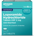 Loperamid Hydrochlorki tabletki, 2 mg, przeciwgorączkowe, 24 liczenie (opakowanie po 1) (Opakowanie może się różnić)