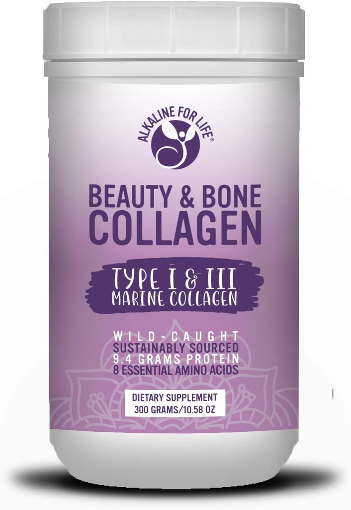 Beauty & Bone Marine Collagen 124; 8 Essential Amino Acids 124; 9 Grams Protein 124; 30 Day Supply