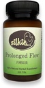 Silkie przedłużonego przepływu suplement - Hormonal Balance Support, zmniejsza i reguluje cykl menstruacyjny, Gorące błyski & nocne poty Relief, 300 Count