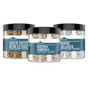 Ziemskie elementy Garcinia Cambogia, Green Coffee Bean, & Marine Kolagen Bundle (200 Kapsułki każdy), Czysty i nierozcieńczony, Brak dodatków