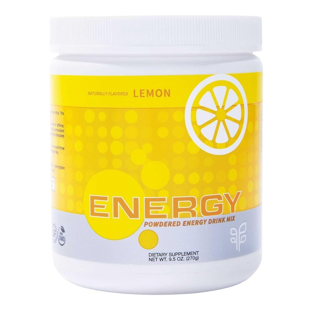 Mieszanka napoju energetycznego PURE, Zesty Lemon Wheatgrass Sok organiczny, pakowany z przeciwutleniaczami & Esential, Mineral Rich witaminy A, C, E i B6 Natural Boost & Wellness, Zero Sugar Formula, 270g