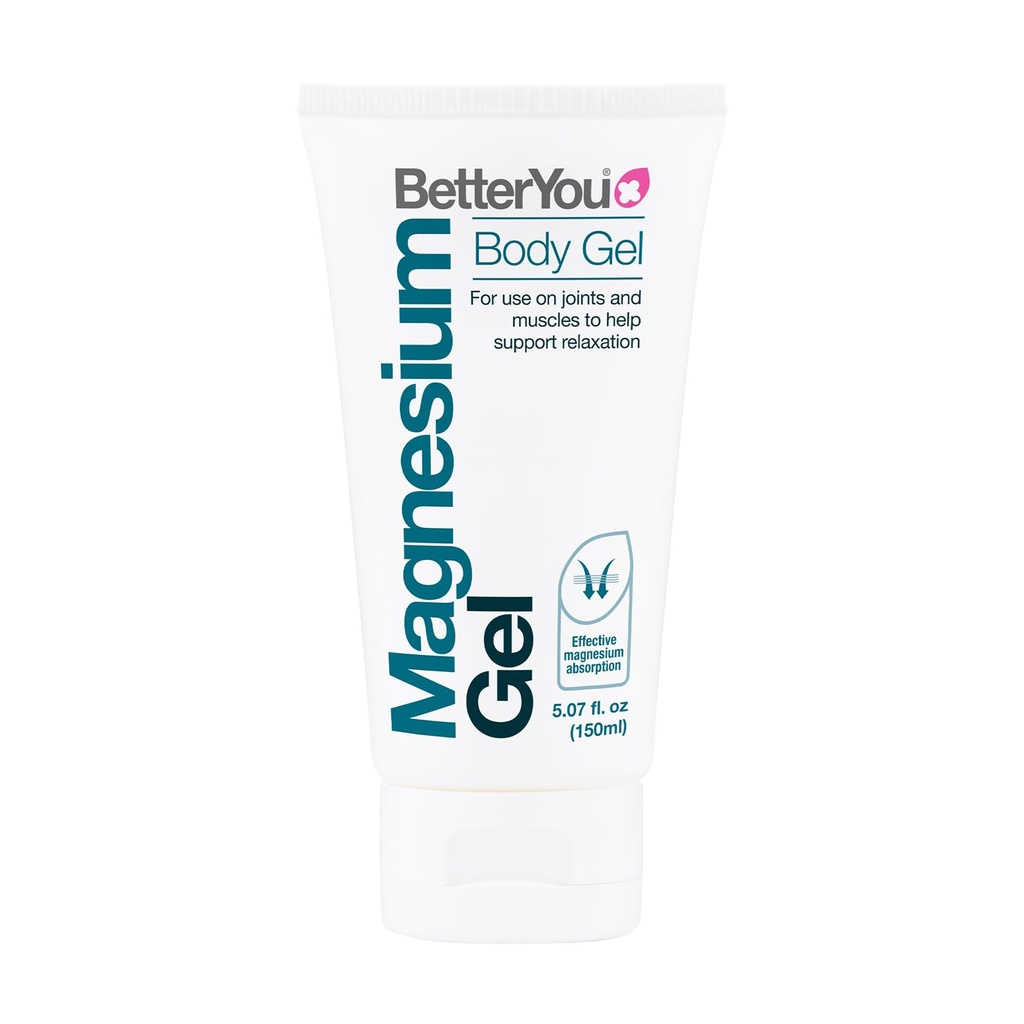 BetterYou Magnezu żel - Relaksujące Rub Mięśnie - Tematyczny magnez do skutecznego wchłaniania - Tense Joint Support i ból mięśni ulgi - 5.07 oz