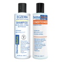 Eczema Shampoo & Conditioner (Combo Pack) - Flare Control Scalp & flake Relief Therapy, która chroni, nawilża i regeneruje skórę przez DermaSolt - Dzieci i dorośli - Steroid Free