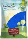 Żywność do życia Organic Blue Spirulina Proszek, 8 Funds - Non-GMO, Czysty ekstrakt blue- Zielony Algae, Wegan, Nienapromieniowany, Wielki do soków, Smoothies, Shakes, Drinki i kolorowanie żywności