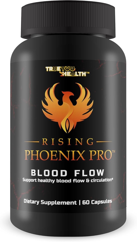 Rising Phoenix Pro Blood Flow - Suplement L- Arginine Blood Circulation - Nasz najlepszy suplement Circulation Pro Rising Phoenix Mężczyzna Pill for Healthy Circulation - Nasz najlepszy suplement przepływu krwi dla mężczyzn