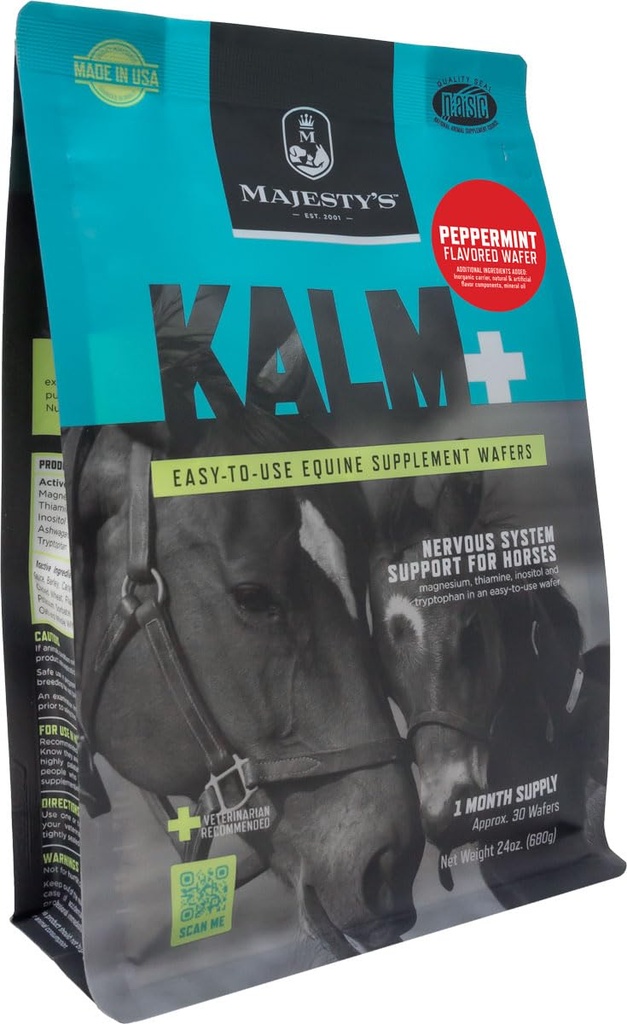 Królewski Kalm Plus Koń / Koń miętowy miętowy Wafers 30 Count