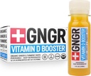 + GNGR Witamina D Booster - Tropikalny Immunitet Booster Edition Cold- Pressed Ginger Shot z ananasem, Passion Fruit, Pomarańczowy, Turmeric & Witamina D3. Nastrój, Immunitet & Energia. 2 fl oz (Opakowanie 12)