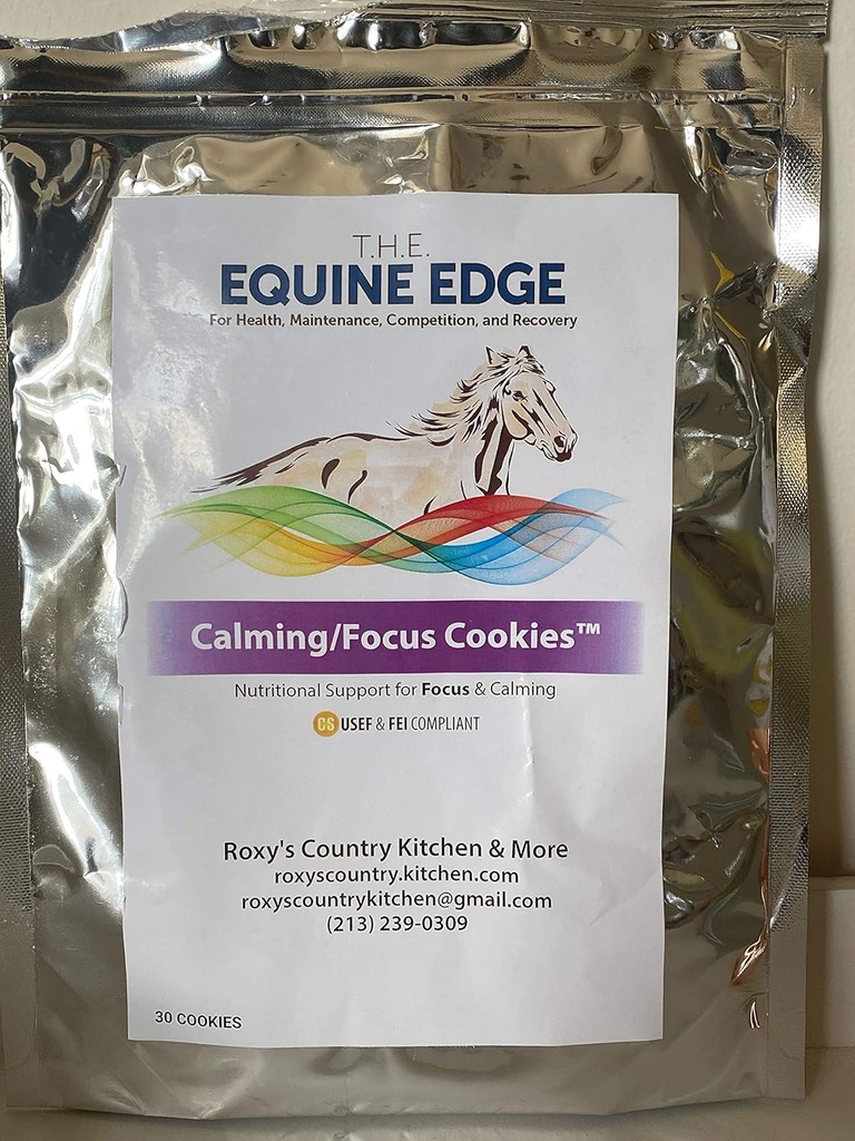 Cookies Calming / Focus - Naturalne Konie Suplementy do Calming & Focus, 30 Cookies