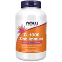 Teraz Foods Supplements, C- 1000 & Cynk Immune, Sezonowa Formuła Wsparcia *, Antyoksydant Protection *, 180 Kapsułki Veg