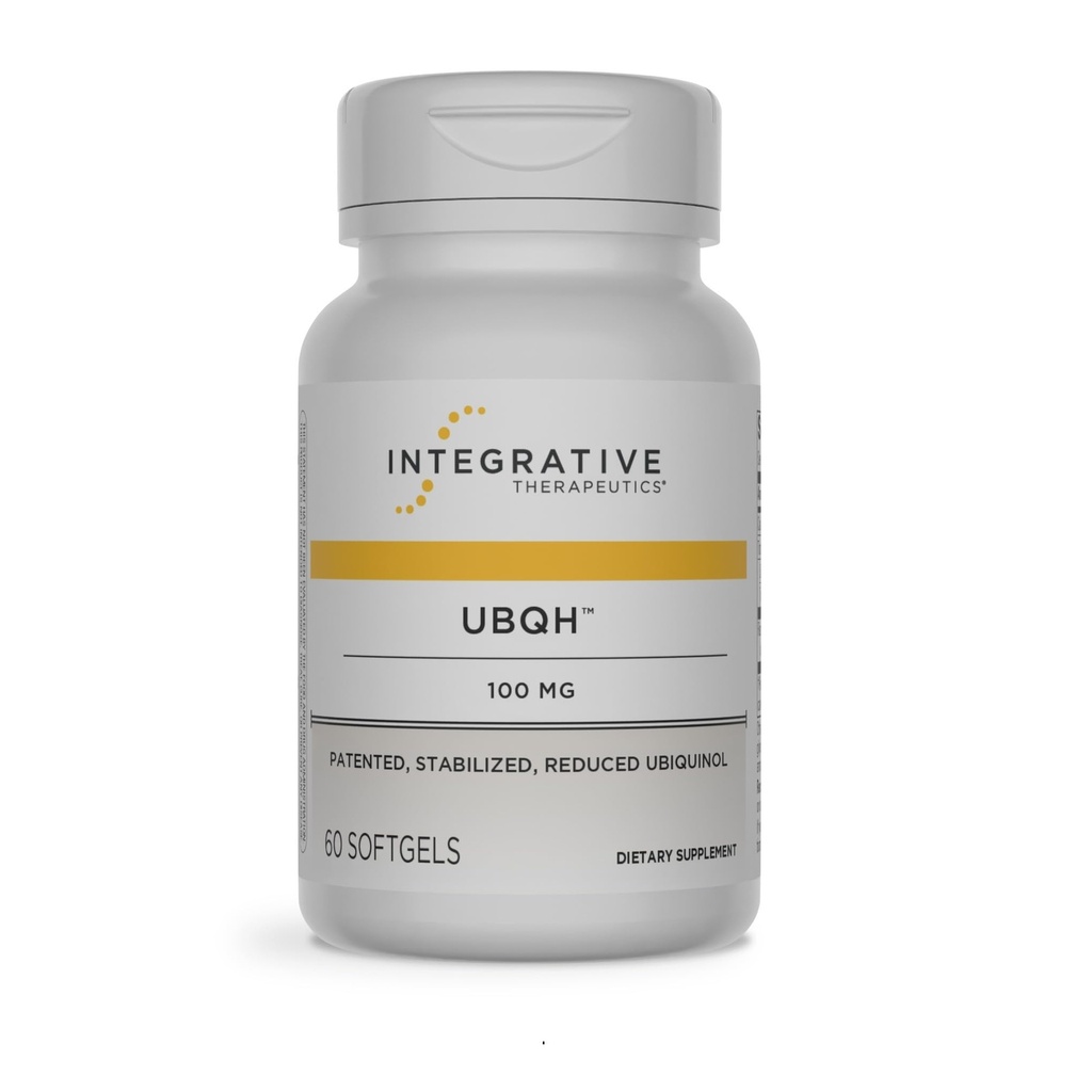 Terapeutyka integracyjna UBQH (100 mg) - Suplement do Cellular Energy Support Supplement * - Darmowy - 60 Softgeli (60 Służb)