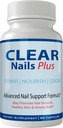 Clear Nails Plus Pigułki Suplement - Advanced Unique Witaminy wzrostu włosów i minerałów z Biotin - Gluten Free 60 Kapsułki - Lash włosów skóry i paznokci Dodatkowa siła Formuła Booster wzrostu