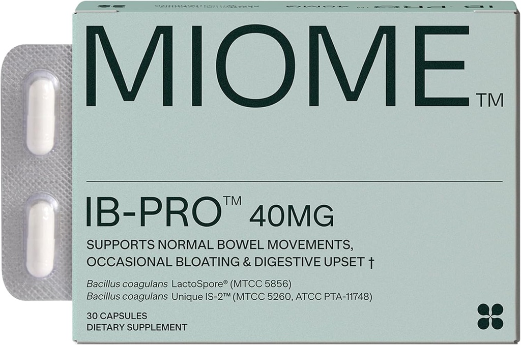 IB- PRO Bacillus Coagulans Probiotic - 2-1 Lactospore & Unique is- 2 dla sporadycznych zaparć, Bloating & Digestive Upset - 3. strona zweryfikowana - 30 Kapsułki