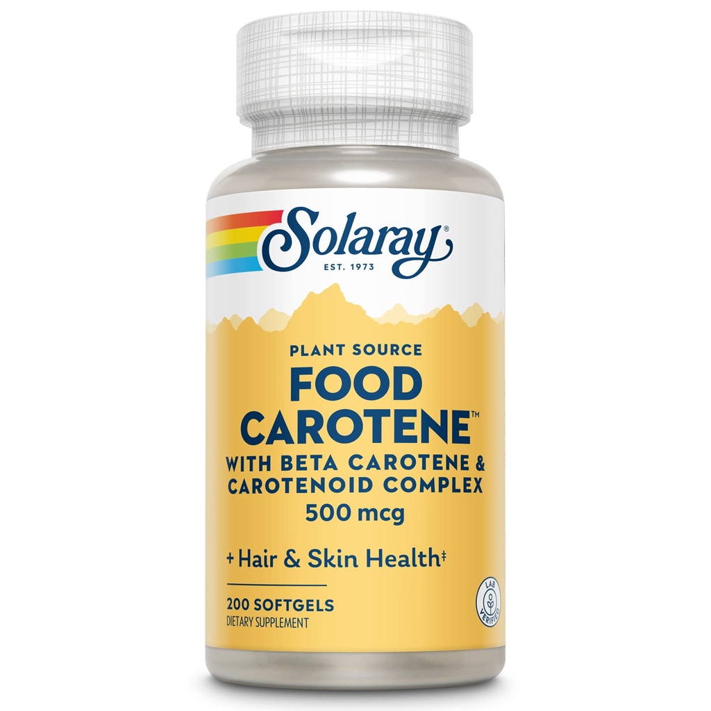 SOLARAY Food Caroten, Witamina A 10000 j. m.