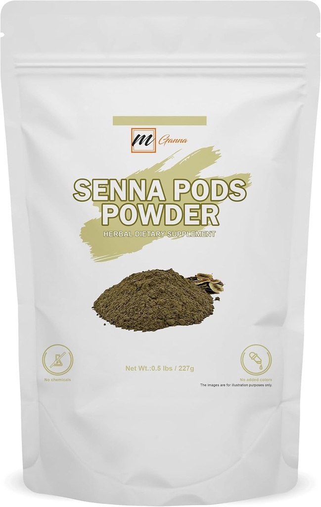 Senna Pods Proszek (Cassia Angustifolia) Natural Supplement Digestive Wellness 0,5 lbs / 227 GMS
