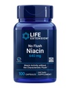 Life Extension No Flush Niacin, B3 for Heart Health, Cholesterol & Energy Support, Non-GMO, Gluten- Free, 100 kapsułki