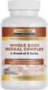 Laboratorium Natural Gold Whole Body Herbal Complex - Kurkuma, Boswelia, Ginger, Zielona herbata, Rosemary - 120 Kapsułki (60 Day Supply)