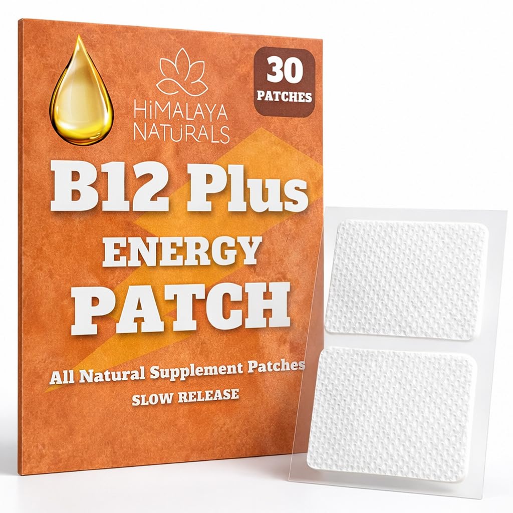 B12 Plus Pakiety energetyczne - Metylokobalamina B12- 30- Day Supply for Energy Boost, Zwiększona wytrzymałość i szybki odzysk - B12 for Daily Vitality