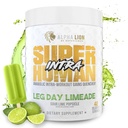 ALPHA LION Superhuman Intra Workout Proszek dla mężczyzn i kobiet, Amino Acids Drink, Muscle Recovery Supplement, BCAA Proszek, Elektrolity i Mieszanka Nawodnienia (42 Słupki, Flavor Lime)