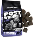 Bully Max 2-in-1 Post- Workout Recovery Support Chews - Dog Vitamin i suplement diety dla małych i dużych ras - Szczeniak i dorosły Hydration Dog & uzupełnienie elektrolitów - 75 Miękkie i smaczne Chews