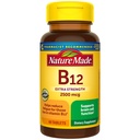Nature Made Extra Siła Witamina B12 2500 µg, Suplement diety do wsparcia metabolizmu energii, 60 Tabletki, 60 Day Supply