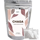 Chaga Tea - 100% Wild Syberyjski Birch Chaga Mushroom - Organic - 30 Niebieskie torby herbaty - Czysty Brak Dodatków - Naturalne Detox i wsparcie pokarmowe - Ręcznie wybrany przez Baikal Tea