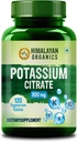 Himalajski organiczny cytrynian potasu 800 mg suplement dla mężczyzn i kobiet - 120 tabletek Veg