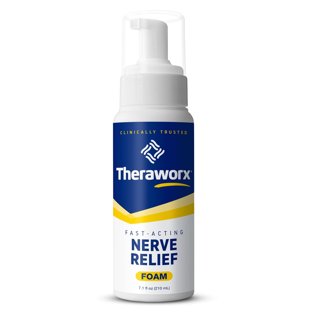 Theraworx Fast- Acting Nerve Relief Foam Agravatived Nerve Discomfort Relief - 7.1 oz - 1 Count