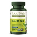 Banyan Botanicals Healthy Vata - Organic Herbal Supplement with Ashwagandha, Shatavari & Other Ayurvedic Herbs for Calm and Balanced Well- Being * - 90 Tablets - Non-GMO Sustainable Sourced Vegan