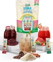 Hydration + Energy Electrolyte Drink Mix - Variety Pack with Hibiscus, Coffee Horchata & Truskawki Arbuz, Sugarfree z kofeiną, L- Theanine, Kokosowe wody i minerałów