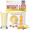 HARMONIFY Mieszany shake zastępczy dla kobiet z Vanilla Flavor, Keto Frıendly, Kosher Certified Protein Powder, Pre & Probiotics for Easy Disease, No Sukralose Wliczone, 16,9 Oz