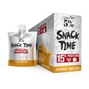Rich Piana 5% Nutrition Snack Time 124; Squeezable Protein Shots Xi124; High Protein Snack Pouches Xi124; Egg White Peanut Butter Protein Snack Xi124; 10- Count (Peanut Butter)