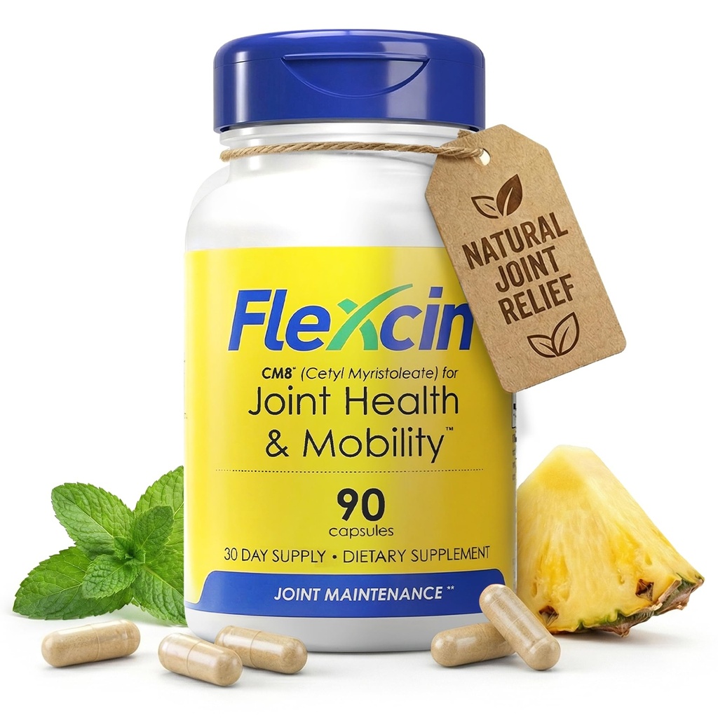 Joint Health & Mobility Formula with CM8 (Cetyl Myristoleate) - Joint Supplements for Men and Women with Glucosamine, MSM, Collagen Type II - 90 Capsules