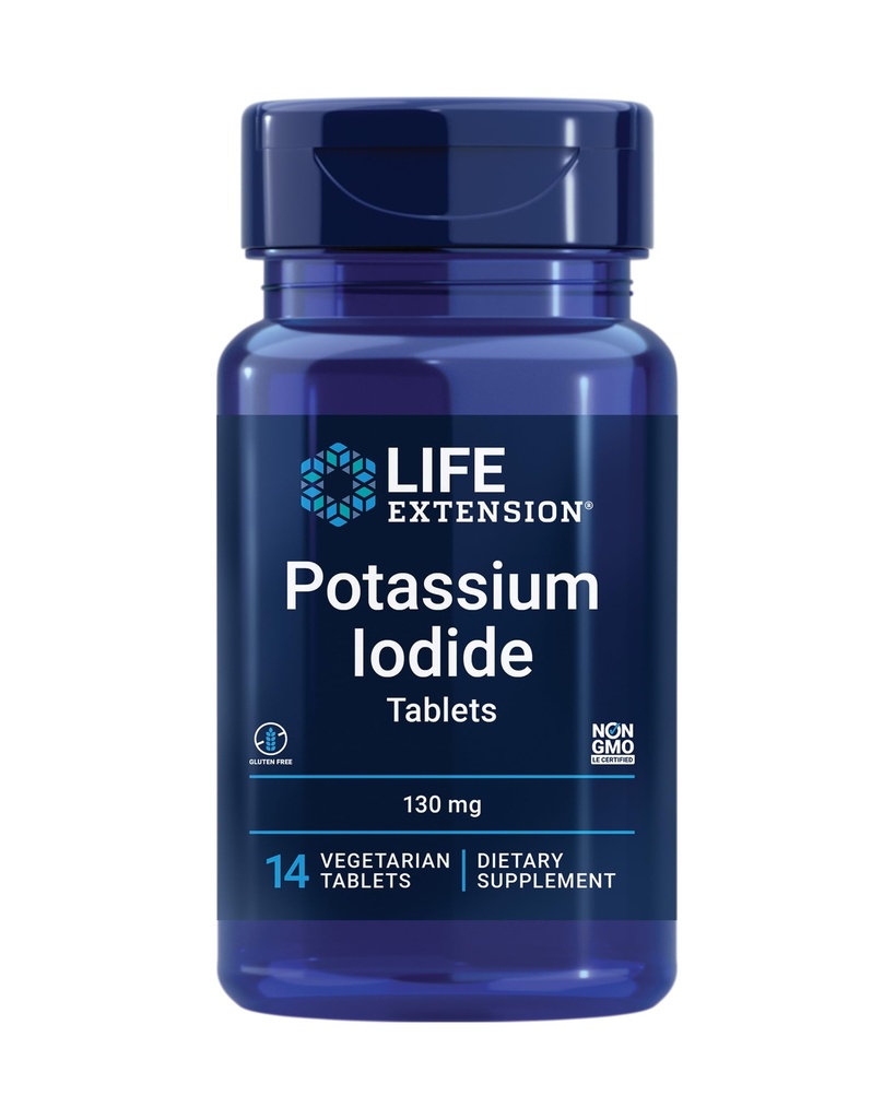 Wydłużenie życia Jodek potasu 130mg 14 tabletek