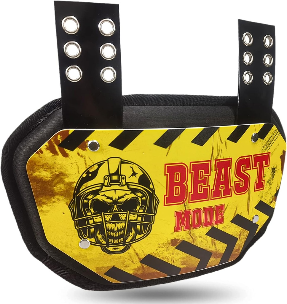 Sports Football Back Plate Football Backplates for Shoulder Pads Football, Tylny Protector Lower Back Pads dla piłkarzy, Niższe plecy będą bezpieczne i stylowe z tej stabilnej płyty tylnej.
