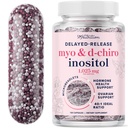 Myo- Inositol & D- Chiro Inositol dla hormonu Równowaga dla kobiet 124; Mikrobeadlets do Regulacji cyklu menstruacyjnego & Wsparcie zdrowia jajników 124; 40: 1 Stosunek Myo & D Chiro 124; Non-GMO Bilans 124; 120 Ct (2 Dostawa Miesiąc)