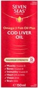 Seven Seas Pure Cod Liver Oil Wysoka wytrzymałość 150ml