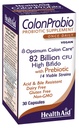 HealthAid ColonProbio 82 Miliard z Prebiotykiem, 14 Szczepów, Raz dziennie, 30ct, Optimum Colon Care, Acid & Bile Resistant, Dairy Free, Gluten Free, Non-GMO