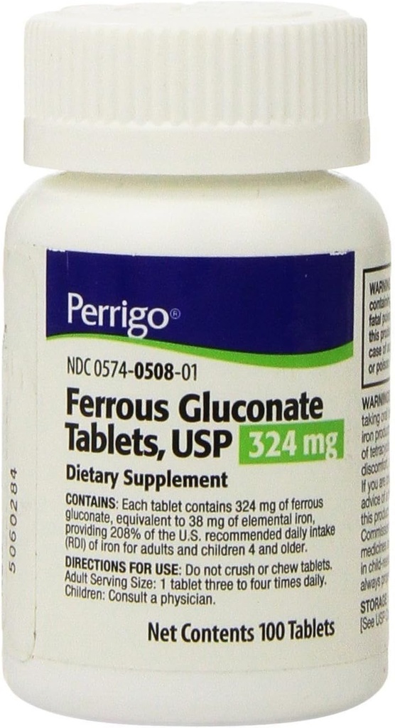 GLUKONIAN żelazny 324MG PADD 100TB Paddock Laboratories INC