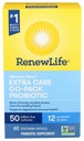 Renew Life Extra Care Ultimate Flora Probiotic 50 Miliard Go Pack, 60 Ct