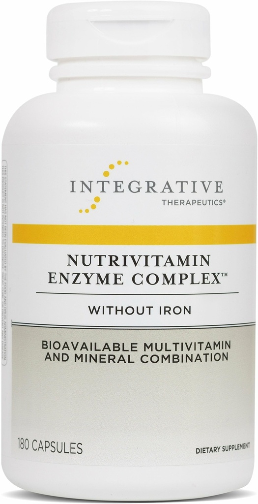 Interaktywna terapia Nutrive Vitamina Enzyme Complex - Multivitamin Supplement for Antioksydant Support * - Digestive Enzymes with Esential Nutricents - Darmowy - 180 Kapsułki (60 Servings)