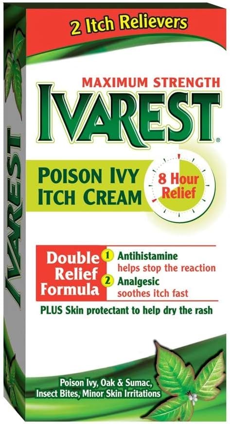 Iwarest krem przeciwswędzeniowy, maksymalna wytrzymałość, leczona, 2 unce - kupić opakowania i SAVE (Opakowanie 2)