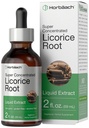 Horbäach Licorice Root Extract Abstract 124; 2 fl oz Nether124; Alkohol Free Tincture Nether124; Vegetarian Liquid Supplement Agregates 124; Non- GMO & Gluten Free