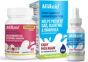 Milkaid Junior Lactase Enzyme Chewable Tablets for Lactose Intolerantion Intaxion 124; Zapobiega gazie, wzdęciu, biegunce u dzieci 124; Szybkie działanie Dairy Digestive Supplement dla dzieci 124; Truskawka Flavor 124; 60 ct (2)
