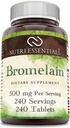 Bromelain 500 mg 240 Tablets Supplement Equipment 124; Non-GMO Equipment 124; Gluten Free Equipment 124; Made in USA