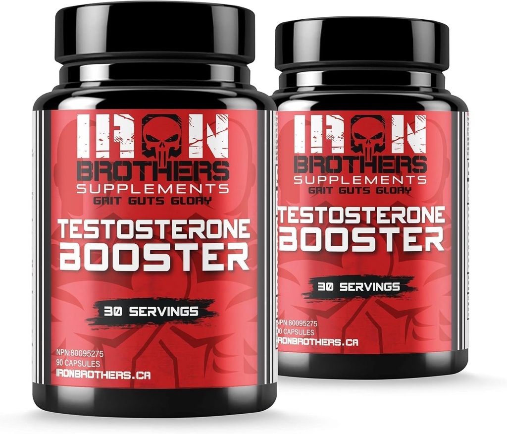 Testosteron Booster Suplementy dla mężczyzn - Estrogen Blocker - Suplement Natural Energy, Siła & Stamina - Lean Muscle Growth - Promotes Fat Loss - Zwiększenie męskiej wydajności (2 butelki)
