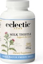 Instytut Eclectic Surowiec Freeze- Suszony Non-GMO Mleko Thistle 124; z Silymarin na wsparcie wątroby - Detox, Cleanse & Keetain