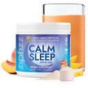 Zipfizz Nightly Calm & Sleep Supplement Powder, Peach Mango, 12.3 oz (30- 60 Służenie) 124; Naturalna pomoc dla dzieci i dorosłych 124; Zawiera magnez, Melatonina, L- Theanine Budapest 124; Relaxation & Mood Enhancement