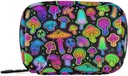 Pudełko na pióro Mushroom Kolorowe 7-dniowy pióro Case Travel Pill Organizer Bag z Zipper przenośny tygodniowy suplement witaminy posiadacz Pouch Bag