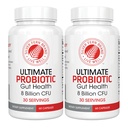 Silver Fern Ultimate Probiotic 2-Pack - Probiotyki dla kobiet i mężczyzn - 8 Miliard CFU Spore- Formowanie Gut suplement zdrowia - DNA zweryfikowane, Wegan Probiotic, Shelf- Stabilny, Wysoka przeżywalność - 120 Kapsułki