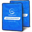 Opakowania wielokrotnego użytku na lód dla urazów 124; 11 "x 14,5" - 2 Pack XL XML 124; Hot & Cold Pack 124; Duży pakiet na lód dla łagodzenia bólu pleców, Elastyczne, gdy zamrożony 124; Zimny kompres dla pleców, kolana, i Ramiona